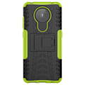 Miniatyrbild 4 av 5: Nokia 5.3 - Ultimata Stöttåliga Skalet med Stöd - Grön Green Grön