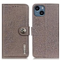 Miniatyrbild 1 av 6: KHAZNEH iPhone 15 Fodral Läder Khaki