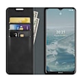 Miniatyrbild 4 av 6: Nokia G10 / G20 Fodral Skin Touch Läder Svart
