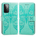 Miniatyrbild 1 av 5: Samsung Galaxy A72 - Läder Fodral Med Tryck - Grön Green Grön