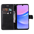 Miniatyrbild 2 av 6: Samsung Galaxy A16 Fodral Läder Svart