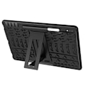 Miniatyrbild 4 av 6: Samsung Galaxy Tab S7 Plus / Tab S8 Plus Skal Rugged Kickstand Armor Svart