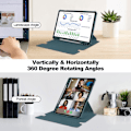 Miniatyrbild 4 av 6: Galaxy Tab S9 Plus Fodral 360° Rotation Hybrid Svartgrön