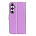 Miniatyrbild 6 av 6: Samsung Galaxy S24 FE Fodral Litchi Läder Textur Lila