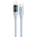 Miniatyrbild 1 av 6: Mcdodo 36W 1.8m PD USB-C - Lightning LED Silikon Kabel Blå