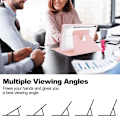 Miniatyrbild 3 av 6: Samsung Galaxy Tab S10 Plus Fodral 360° Rotation Rosa