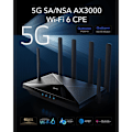Miniatyrbild 6 av 10: Cudy 5G Router P5 Rel 16 AX3000 Gigabit Dual-SIM Svart