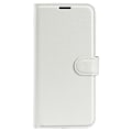 Miniatyrbild 5 av 6: Google Pixel 8A Litchi Läder Fodral Vit