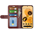 Miniatyrbild 4 av 6: Google Pixel 7 Pro Fodral Crazy Horse Läder Brun