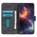 Miniatyrbild 3 av 6: KHAZNEH Galaxy S25 Plus / S24 Plus Fodral Retro Läder Svart
