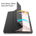 Miniatyrbild 4 av 6: DUX DUCIS Galaxy Tab S9 Fodral TOBY Tri-Fold Svart