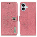 Miniatyrbild 1 av 6: KHAZNEH iPhone 16 Plus Fodral Läder Rosa