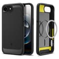 Spigen iPhone 17e / 16e Skal MagSafe Mag Rugged Armor Svart