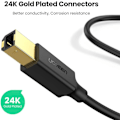 Miniatyrbild 3 av 6: UGREEN 5m USB-A - USB-B 2.0 Kabel Svart