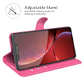 Miniatyrbild 2 av 6: iPhone 13 Pro Max - Litchi Slim Läder Fodral - Rosa