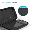 Miniatyrbild 4 av 6: Tech-Protect Nintendo Switch / Switch OLED Väska Hardpouch Svart