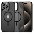 Miniatyrbild 1 av 5: Tech-Protect iPhone 15 Pro Max Skal MagSafe MagMat Svart