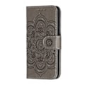 Miniatyrbild 3 av 5: iPhone 7/8/SE (2020/2022) - Mandala Plånboksfodral - Grå Grey Grå