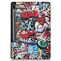Miniatyrbild 4 av 6: Samsung Galaxy Tab S7 Plus / Tab S8 Plus Fodral Tri-Fold Pennhållare