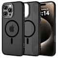 Miniatyrbild 2 av 9: Tech-Protect iPhone 16 Pro Skal MagSafe MagEdge Matt Svart/Gunmetal