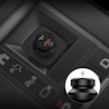 Miniatyrbild 3 av 5: Tech-Protect 45W PD QC USB-C/USB-A Billaddare Svart