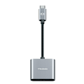Miniatyrbild 2 av 6: Mcdodo PD 60W USB-C Splitter Ljudadapter, DAC Grå