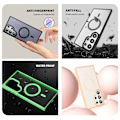 Miniatyrbild 6 av 7: ColorPop Galaxy S24 Ultra Skal CH MagSafe Matt Svart