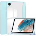 Miniatyrbild 1 av 6: Samsung Galaxy Tab A9 Fodral Hybrid Pennhållare Ljus Blå