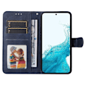 Miniatyrbild 2 av 6: Samsung Galaxy A34 5G Fodral Läder Blå