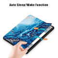 Miniatyrbild 4 av 6: Samsung Galaxy Tab S9 Fodral Tri-Fold Havsvåg