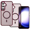 Miniatyrbild 2 av 7: ColorPop Galaxy S24 Skal CH MagSafe Matt Röd