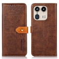 Miniatyrbild 1 av 6: KHAZNEH Motorola Edge 50 Ultra 5G Fodral Dual-Color Brun