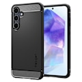 Miniatyrbild 1 av 11: Spigen Galaxy A55 5G Skal Rugged Armor Matt Svart