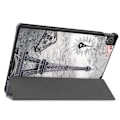 Miniatyrbild 5 av 5: Lenovo Tab P11 / P11 Plus - Tri-Fold Läder Fodral - Eiffeltornet
