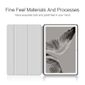 Miniatyrbild 2 av 6: Google Pixel Tablet Fodral Tri-Fold Läder Grå