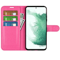 Miniatyrbild 2 av 6: Samsung Galaxy S23 Plus Fodral Litchi Läder Rosa