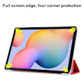 Miniatyrbild 5 av 5: Samsung Galaxy Tab A7 10.4 Fodral Tri-Fold Röd Red Röd