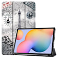 Miniatyrbild 1 av 5: Samsung Galaxy Tab S6 Lite - Tri-Fold Fodral - Eiffeltornet