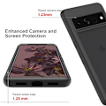Miniatyrbild 4 av 6: Google Pixel 7 Pro Skal 360 Shockproof Hybrid Svart