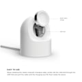 Miniatyrbild 4 av 5: Apple Watch Silikon Stativ Vit White Vit