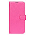 Miniatyrbild 5 av 6: Samsung Galaxy A16 / A26 5G Fodral Litchi Läder Textur Rosa