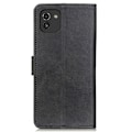 Miniatyrbild 3 av 6: Samsung Galaxy A03 Fodral Solid Läder Svart