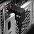 Miniatyrbild 2 av 6: CableCreation 90 Graders RJ45 Ethernet Adapter Svart