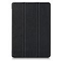 Miniatyrbild 2 av 6: iPad 10.2 2019/2020/2021 Fodral Läder Tri-Fold Pennhållare Svart