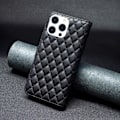 Miniatyrbild 6 av 6: iPhone 16 Pro Max Fodral Diamond Läder Svart
