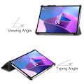 Miniatyrbild 6 av 6: Lenovo Tab P11 Pro Gen 2 Fodral Tri-Fold Läder Grå