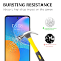 Miniatyrbild 2 av 5: Huawei P Smart (2021) - Heltäckande Skärmskydd I Härdat Glas