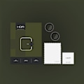 Miniatyrbild 2 av 4: HOFI iPhone 15/15 Plus/14/14 Plus Linsskydd CamRing Pro+ Svart