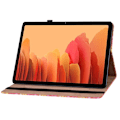 Miniatyrbild 4 av 6: Samsung Galaxy Tab A7 10.4 Fodral Vävd Textur Rosa/Gul