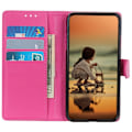 Miniatyrbild 3 av 6: OnePlus Nord 2T 5G Fodral Litchi Läder Rosa